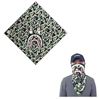 Algopix Similar Product 18 - Xshelley Camouflage Green Shark