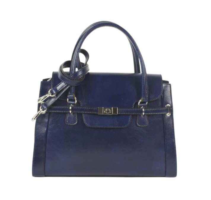 Tipo di prodotto: HANDBAG Superflybags Borsa Bauletto In Vera Pelle di vitello Tamponato a mano lucido conciato al vegetale Modello VINTA