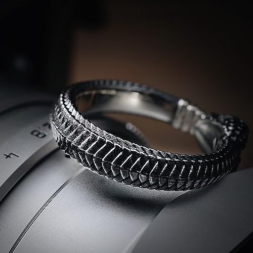 COPPERTIST.WU Ouroboros Ring 925 Sterling Silver Snake Rings Zirconia Serpent Gothic Jewelry Retro Animal Fashion Personality Gift for Women Men4