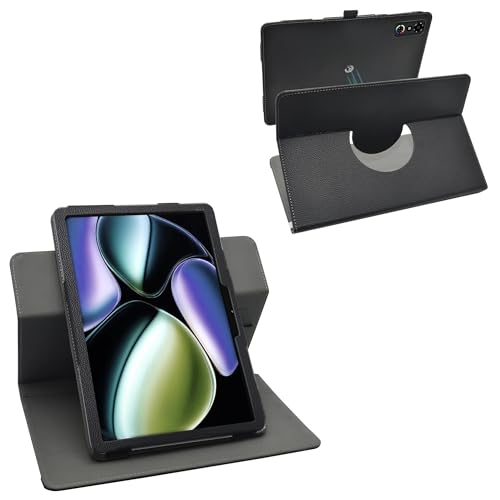 LiuShan Compatible with REDMAGIC Astra case Zuleisy E8A case 360 Degree Rotation Stand PU Cover for REDMAGIC Astra 9 Inch Tablet(Not Fit Other Tablet) Black