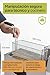 Imagen de CubetasGastronorm ® cesta freidora 140x330x135 mm acero cromado mango termo aislado recambio industrial para freidoras compatible con Ambach ef1 40 ef2 40 gf1 40 hosteleria gas
