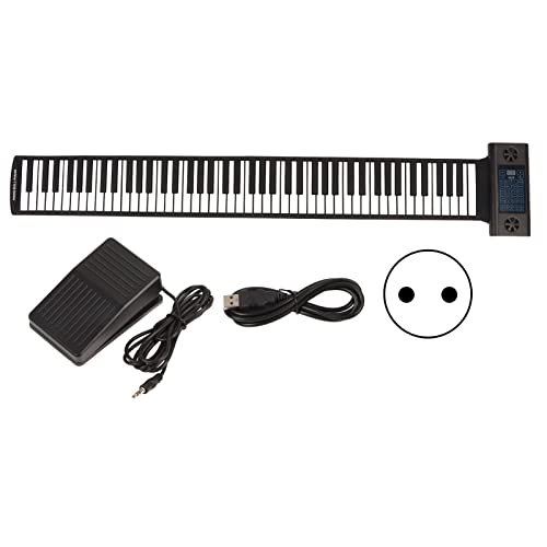 Clavier de Piano Enroulable à 88 Touches, Piano à Main éLectronique Pliable avec Affichage à Tube NuméRique LED, Prise… - Les Beatles, Paul McCartney, John Lennon, RIngo Starr, George Harrison Clavier de Piano Enroulable à 88 Touches, Piano à Main éLectronique Pliable avec Affichage à Tube NuméRique LED, Prise… – Image 7