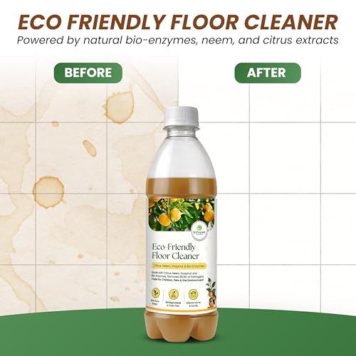 Image of Sivani Naturals Bio-Enzyme Floor Cleaner Chemical Free | Citrus, Neem & Soap Nut | Eco-Friendly, Safe for Kids & Pets