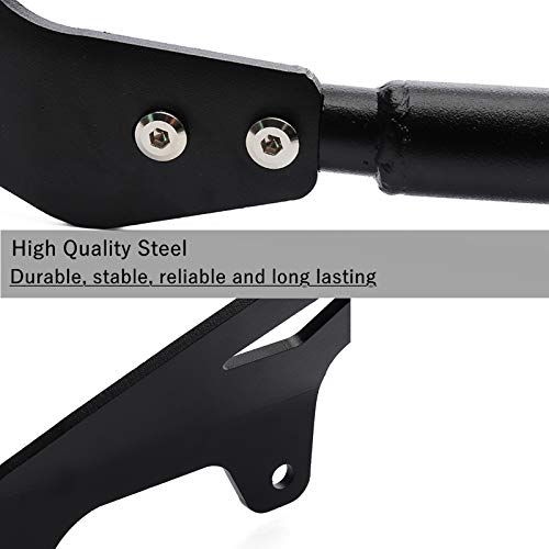 MotorFansClub Sissy Bar Backrest Fit For Compatible With Yamaha Star Bolt XV950 Bolt XVS950 2014 2015 2016 2017 Rear Passenger Back Seat Cushion Sissy Bar Backrest