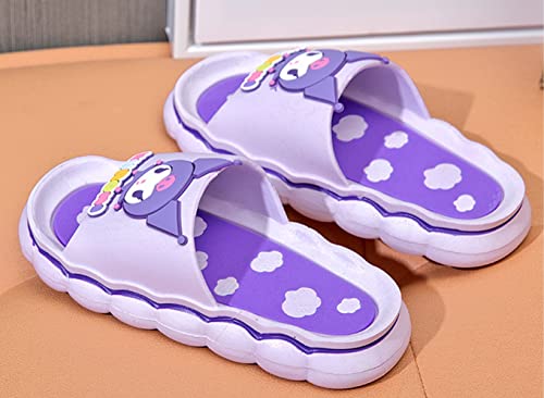 Everyday Delights Kuromi Slides Beach Sandals Slippers for Girls Kids Children3