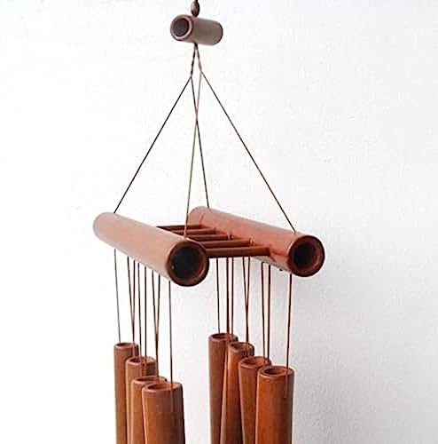Novos Tubos Feitos À Mão Sinos De Vento Música Oca Afinada Sino De Vento Natural Com Um,D,18 * 66CM,