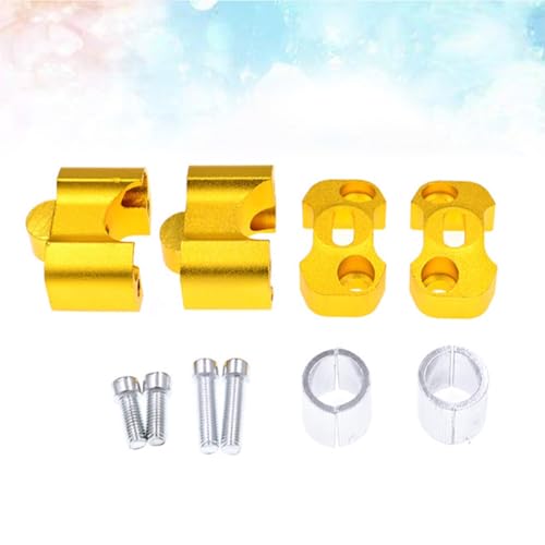 Abrazaderas ajustables Mipcase de 28mm con aleación de aluminio para elevar manillar 7