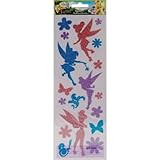 Tinker Bell Glitter Sticker 4'X12' Sheet-
