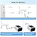 Didalo 2Pack Wall Mount for eufyCam 2C/2C Pro, 2/2 Pro, 3C/S300, 3/S330SoloCam S220/C210, 360°Adjustable Security Wall Mount Bracket for eufyCam Indoor/Outdoor Use (Camera Not Included)