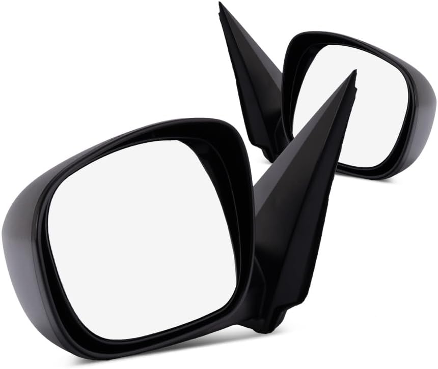 For Dodge Magnum Door Mirror 2005 2006 2007 2008 Driver and Passenger Side Pair Textured Power Heated Non Folding CH1320295