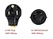 ONETAK NEMA 6-50P to L6-30R ETL Listed 240V 30 Amp 3 Prong Male Plug to Twist Lock 3 Prong Female Outlet Receptacle Generator Welder Dryer EV Charger Power Cord Adapter