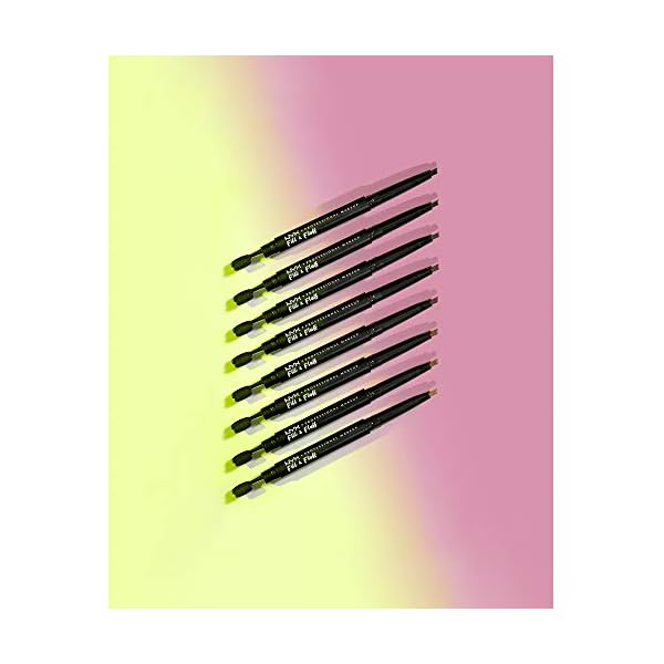 NYX PROFESSIONAL MAKEUP Fill & Fluff Eyebrow Pomade Pencil, Ash Brown