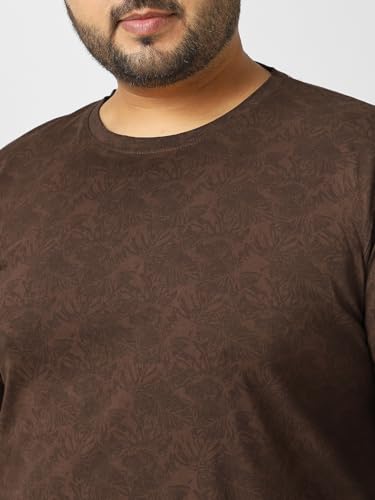 Image of Urbano Plus Men's Printed Full Sleeve Regular Fit Cotton T-Shirt
