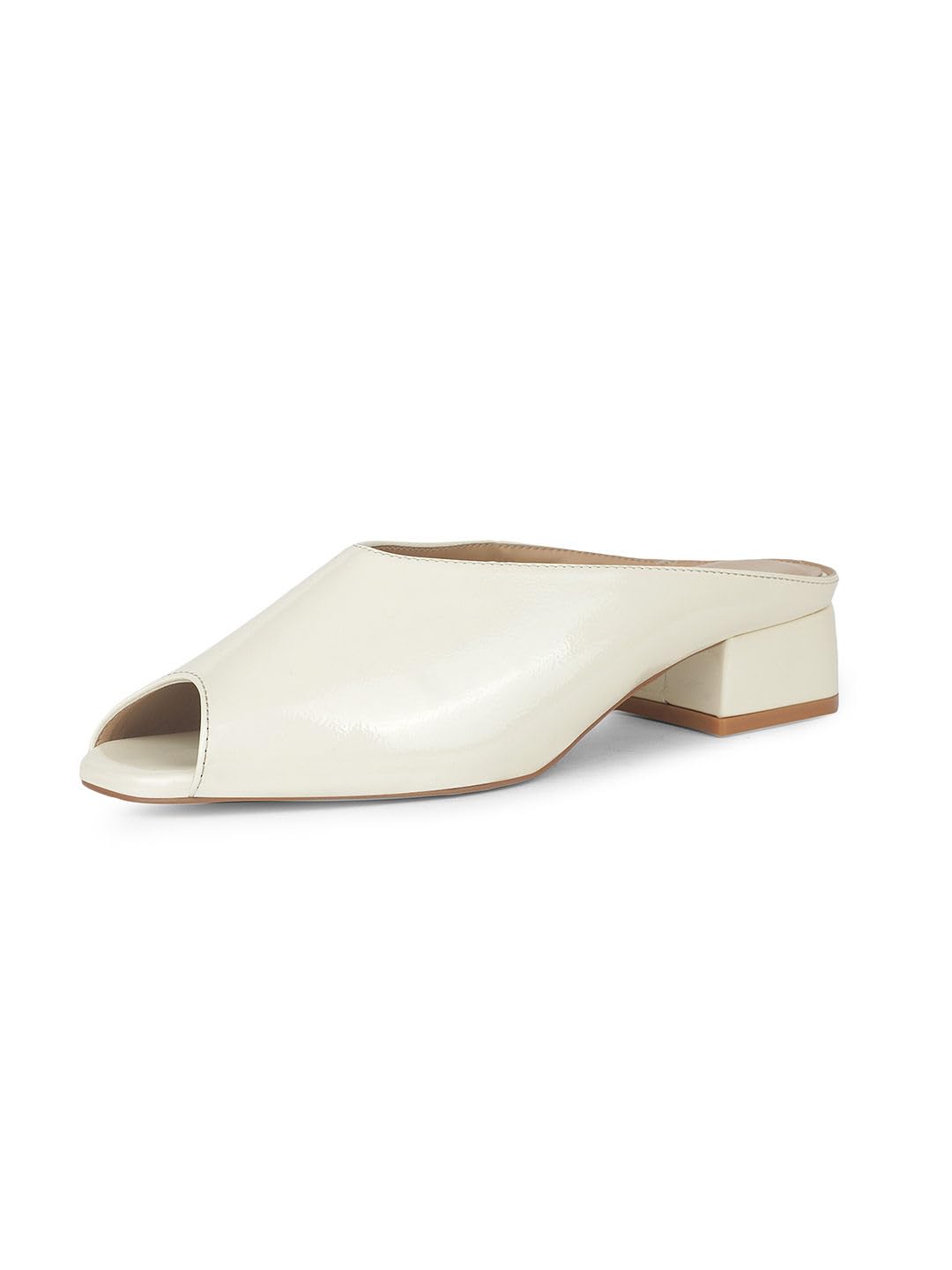 Women Mule Block Heel Sandal - BEIGE (5 UK)-image-23