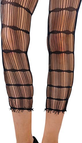 Image of ToBeInStyle Women's Slashed Ripped Shredded Distressed Hosiery Tights Leggings Music Festival