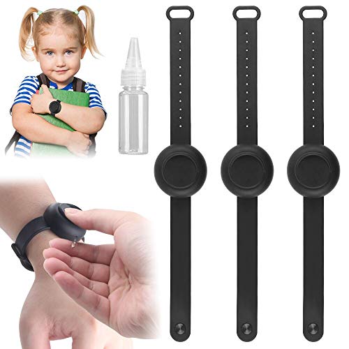 YQHbe - Dispensador de mano para ducha (15 ml), dispensador de mano de pulsera líquida para niños y adultos