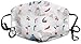 Produktbild shifeiwanglu Unisex Mundmaske,Pollution Mask Dog Penguin Dolphin Print Reusable Washable Earloop Face Mouth Mask for Men Women