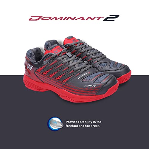 Image of YONEX Badminton Shoes Tour Dominant 2 | Ideal for Badminton,Squash,Table Tennis,Volleyball | Non-Marking Sole |TRU Cushion |Durable Skin Light|Synchro-Fit Insole|Toe Assist Shape|Hexa Grip |Light Weight|