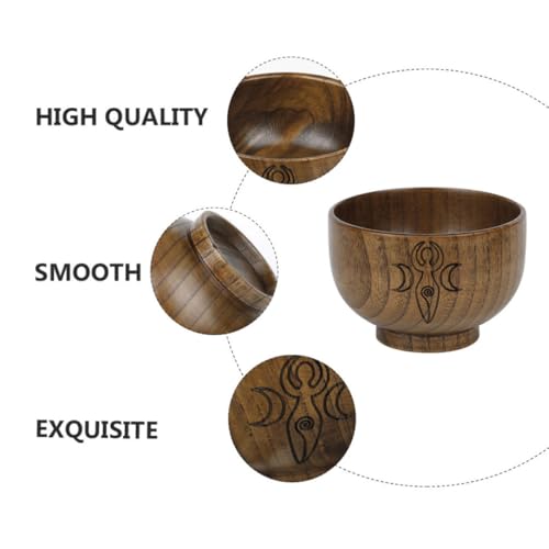 Cuenco de madera para altar como obsequio Luxshiny 8