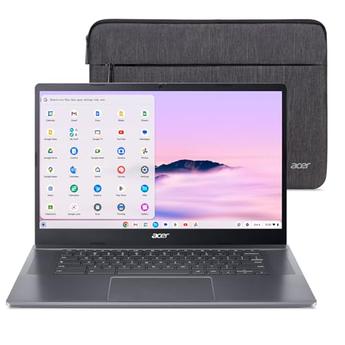 acer Chromebook Plus 515 Laptop with Google AI – 15.6' Full HD 1920 x 1080 IPS Touch Display |...