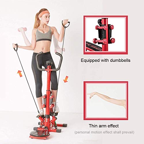 Image of Stepper Trainer Machine Glider Monitor Max Weight and Stride Stepper Home Mute Stepper Weight Loss Skinny Foot Pedal Machine Sports Climber