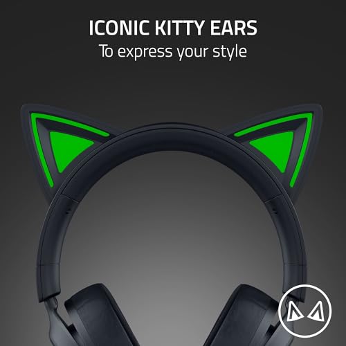 Image of Razer Kraken Kitty V3 X - Wired Kitty Headset for Gaming - Iconic Kitty Ears - 270 g Light - HyperClear Cardioid Microphone - Triforce 40 mm Driver - 3.5 mm Jack Plug | Black