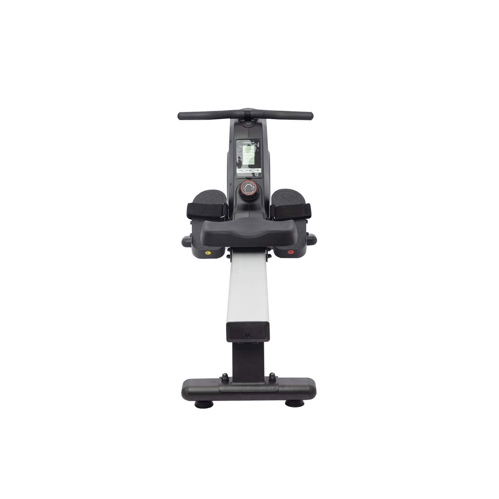 Máquina de Remo Maskhal Home MK270, Entrenamiento de Remo en Casa o Gimnasio, 8 Niveles de Resistencia, Consola LCD, Conexión Bluetooth con Móvil o Tablet
