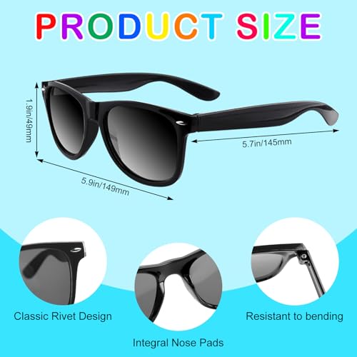 10/20/40 Pack Kids Sunglasses Bulk Retro Party Favors for Wedding Beach Summer Pool Party Supplies Goodie Stuffers3