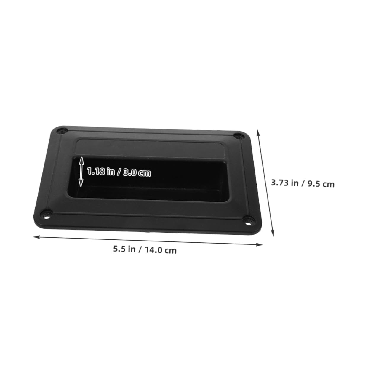 ifundom 8pcs Plastic Side Handle Replacement for Speakers Comfortable Grip Easy Install Suitable for Amplifiers and Cabinets Durable Speaker Handles