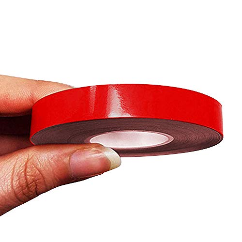 4R Quattroerre.it 10495 Trim Stripes Bandes Adhésives pour Voitures, Rouge, 10 mm x 10 MT