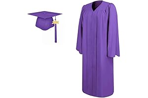 Stunning Purple Graduation Gown for 2024 Graduates