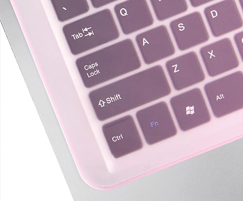 Protector de Teclado Universal de Silicona Rosa 15-17.3" miniatura 4