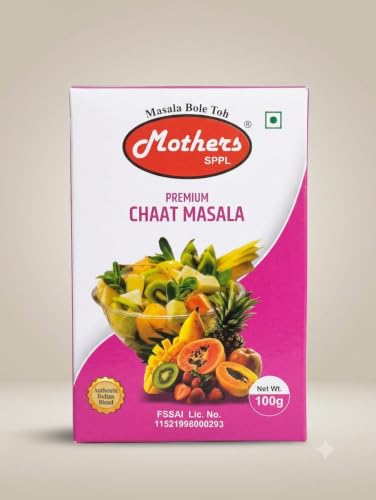 Image of MOTHERS SPPL Chat Masala - 100g Pack of 3 Unique Blend of Spices for Earthy Aroma & Rich Taste Spice for Regional & Traditional Recipes