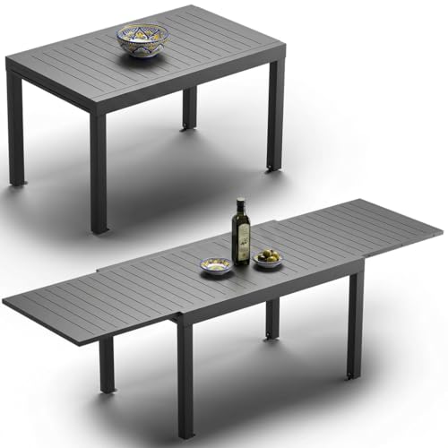 JUMMICO Tavolo da Pranzo Estendibile 130 X 80 X 75