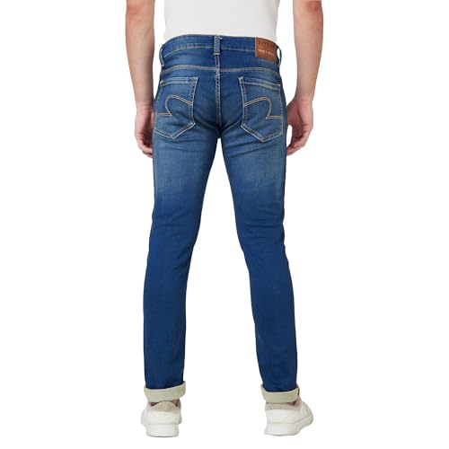 Image of Spykar Men's Slim Fit Low Rise Casual Jeans