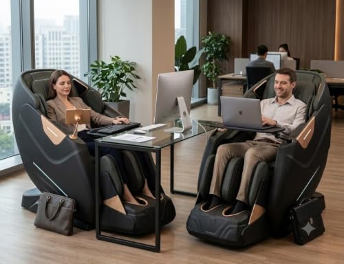 Image of 5D Zero Gravity Full Body Massage Chair for Home with AI Smart Body Scan Zero Gravity Recliner Full Body Deep Tissue Massage Heat Therapy Bluetooth Speakers 5 Year Warranty