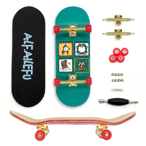 ALFAILEFU 34mm Professional Finger Skateboard, Fingerboard, Mini Skateboard for...