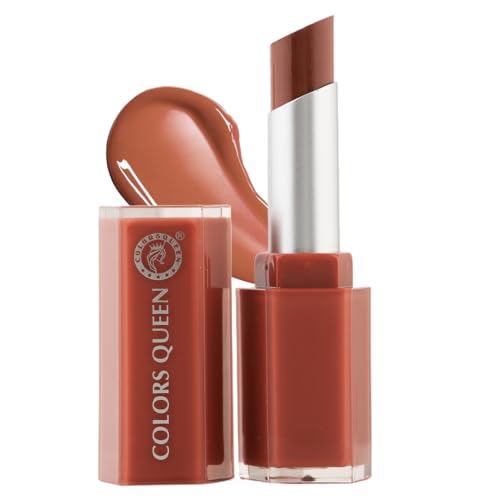 Image of Colors Queen Gloss Stick | Lightweight & Non-Sticky Lip Gloss | Smooth 8 Hrs Hydrating Formula | High Shine Lipstick for Women Enriched with Shea Butter, Vitamin E & Squalane (05 - Tiramisu, 3.6g)