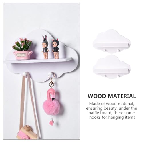 Étagère murale en bois avec support à serviettes pour optimiser l'espace douche - 5