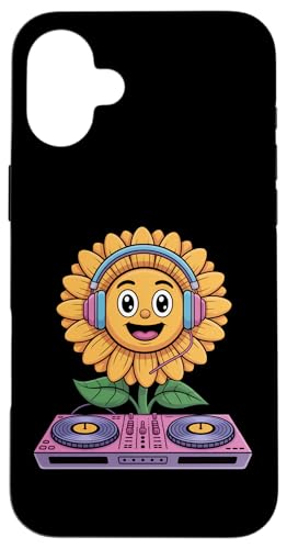 Dj Pianta Con Giradischi Divertente Custodia per iPhone 16 Plus