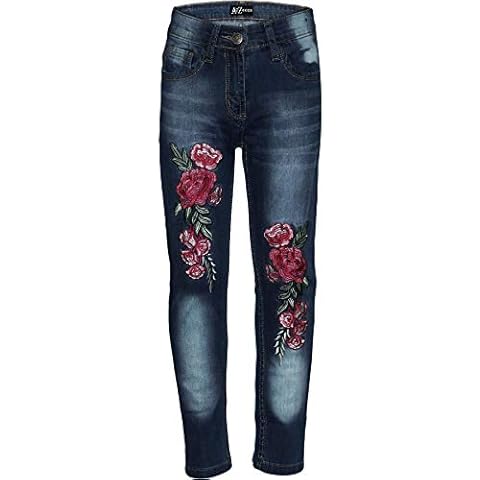 A2Z 4 Kids Girls Stretchy Denim Jeans Cover