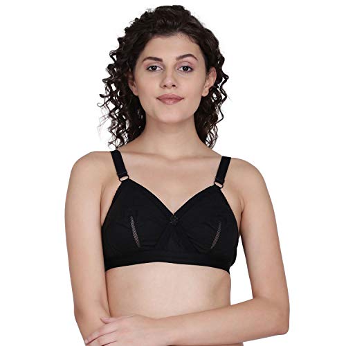 Image of Fashiol Women's Full Coverage Non Padded Side Support Breathable Everyday Bra - Pack of 2
