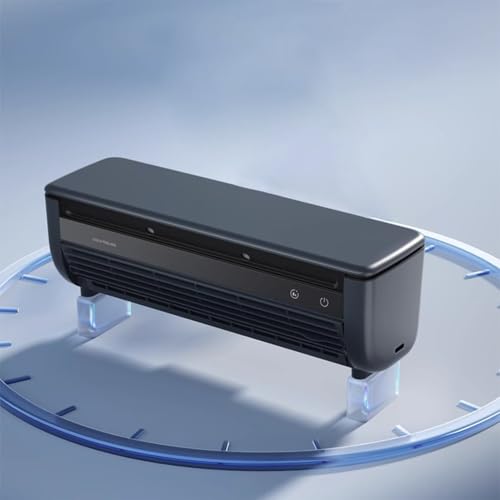 Klimaanlage- Wandsteckdose für AC- 3 Geschwindigkeitsstufen- Kabelloser Ladekühler- zur Optimierung des Innenraums/ Außenbereich/ Schlafzimmer/ Wohnmobil-2