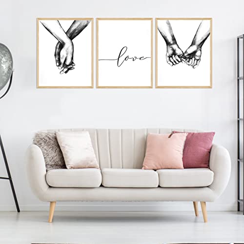 CECOMBINE Set di Stampe da Parete, 3 Pezzi Tenersi...