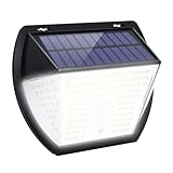 【Sensor de Movimiento PIR de 120°】Con un ángulo de detección ultra amplio de 120°, el sensor PIR puede detectar movimientos de humanos o animales de 16 a 26 pies con precisión. Un sensor de movimiento PIR sensible proporciona una amplia iluminación para la seguridad en la noche para garantizar la seguridad de usted y su familia.