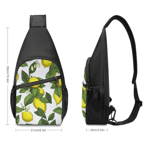 Bolso bandolera amarillo ligero para senderismo y viaje miniatura 2