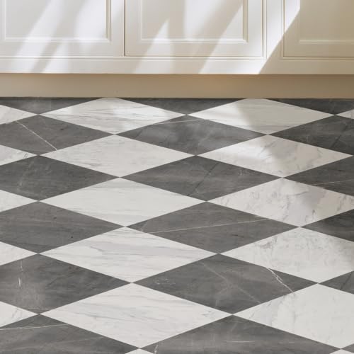 FloorPops x Chris Loves Julia 12-in by 12-in Bonneville Grey...