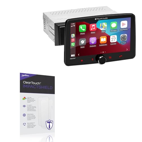 BoxWave Screen Protector Compatible with Planet Audio P80CPAP - ClearTouch ImpactShield (2-Pack), Impenetrable Screen Protector Flexible Film