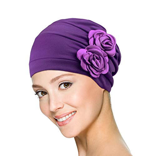 Image of SATINIOR 6 Pack Head Wraps Turbans for Women Flower