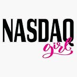 NASDAQ Girl Stock Market Trading Sticker Decal Laptop Car Window Vinyl 5"